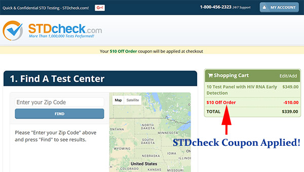 STDcheck coupon code
